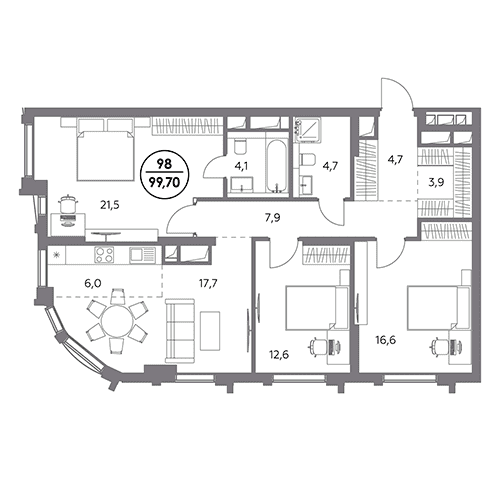 ЖК «Дом 56», Москва | Жилой комплекс «Дом 56» у метро «Бауманская», Галс-Девелопмент